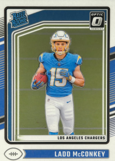 Ladd McConkey Optic Rated Rookie Chargers