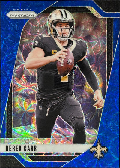 Derek Carr Prizm Blue Choice /14 Saints