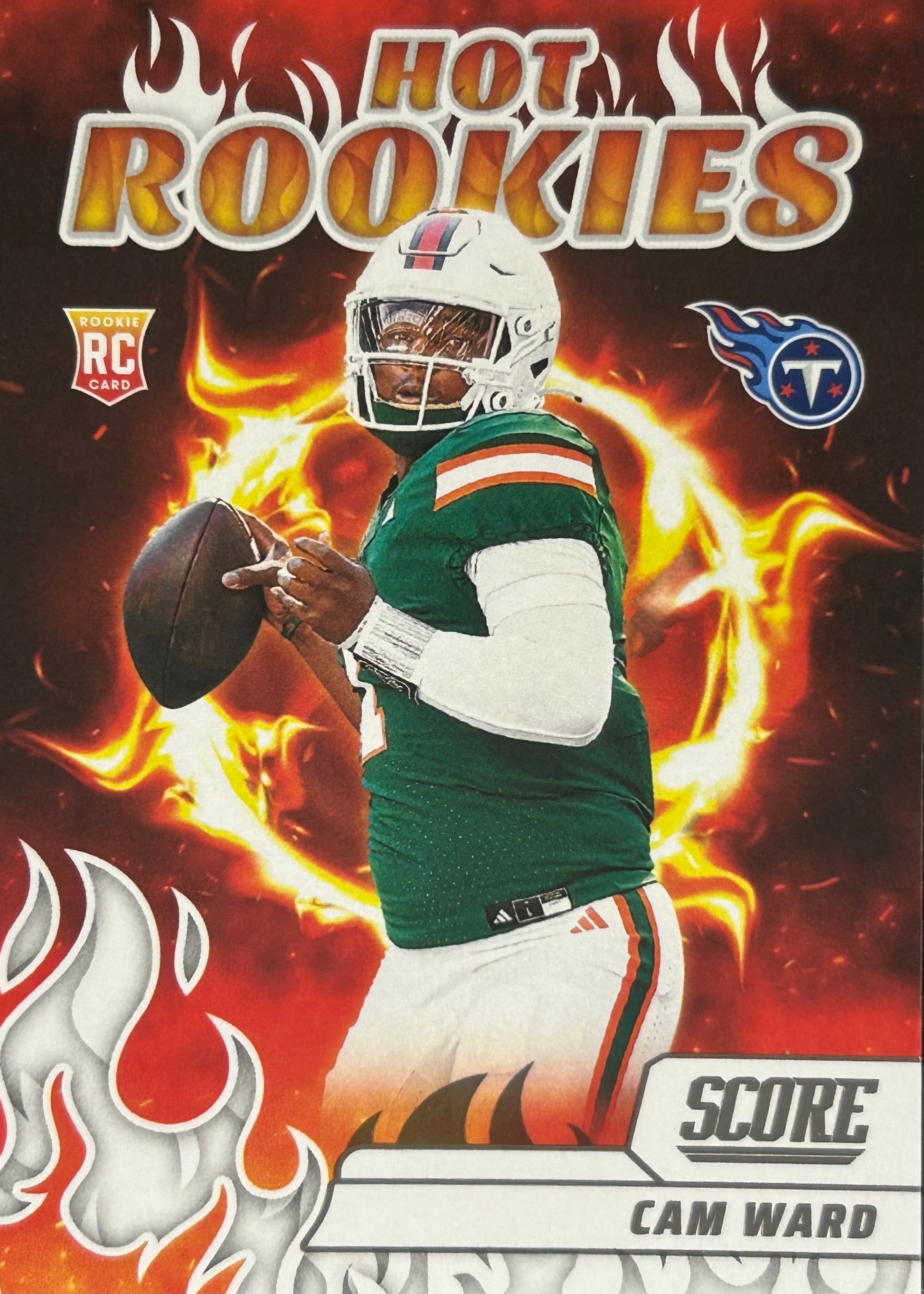 Cam Ward Score Hot Rookies Rookie Titans Sports Card