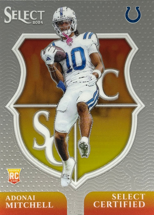 Adonai Mitchell Davis Select Certified Rookie Bills
