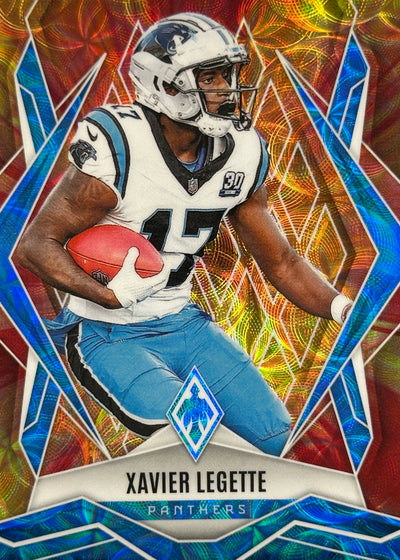 Xavier Legette Phoenix Fire Burst /350 Carolina Panthers