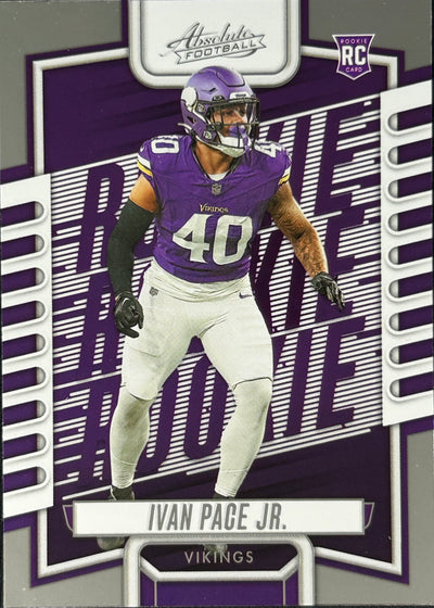 Ivan Pace Jr. Absolute Rookie Vikings