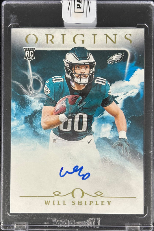 Will Shipley Origins Auto Rookie Eagles (SEALED MAG)