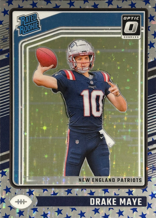 Drake Maye Optic Stars Rated Rookie