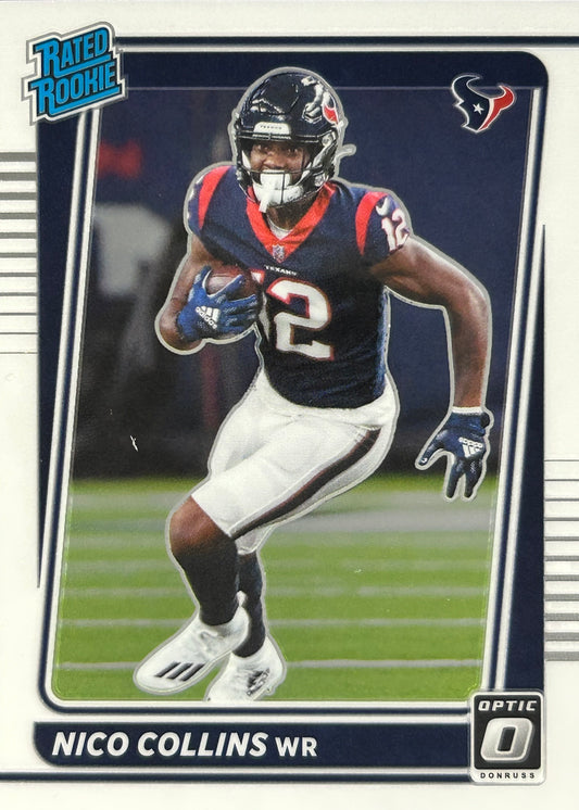 Nico Collins Optic Rated Rookie Texans