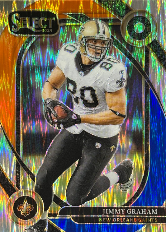 Jimmy Graham Select Blue Orange Shock /35 Saints