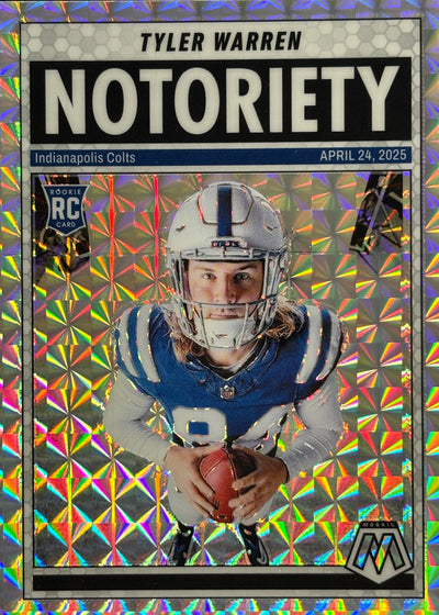Tyler Warren Notoriety Prizm Rookie Colts
