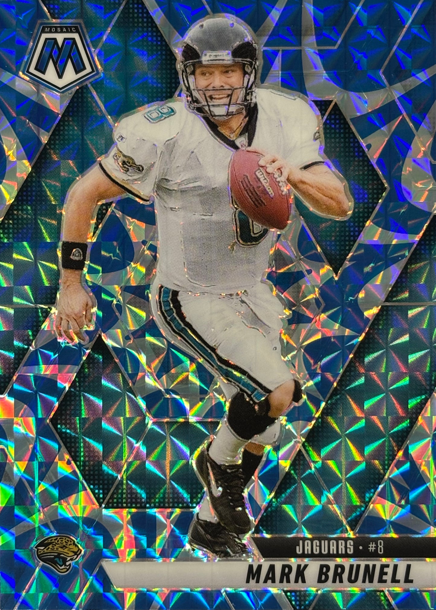 Mark Brunell Mosaic Blue Reactive Jaguars