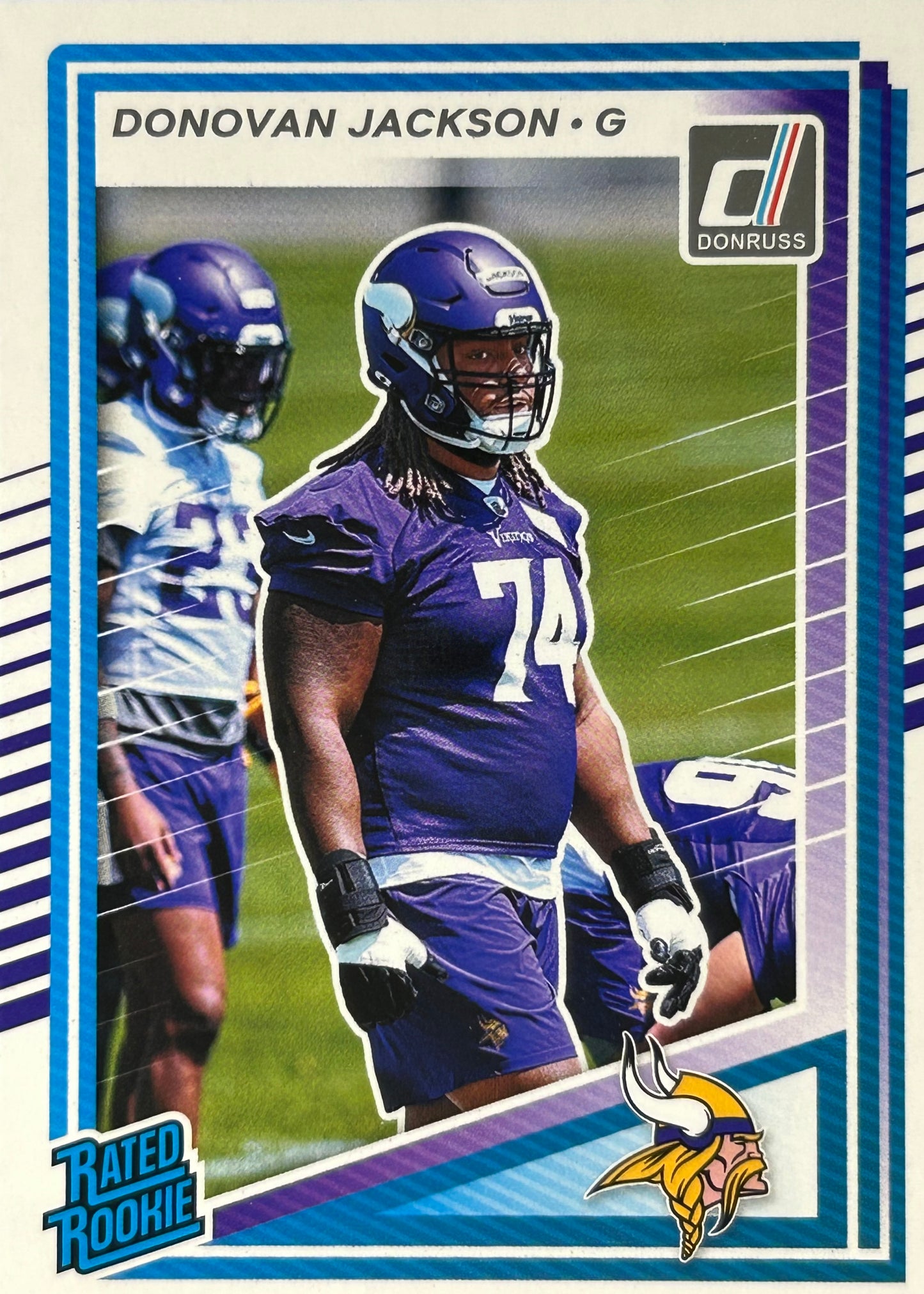 Donovan Jackson Donruss Rated Rookie Vikings