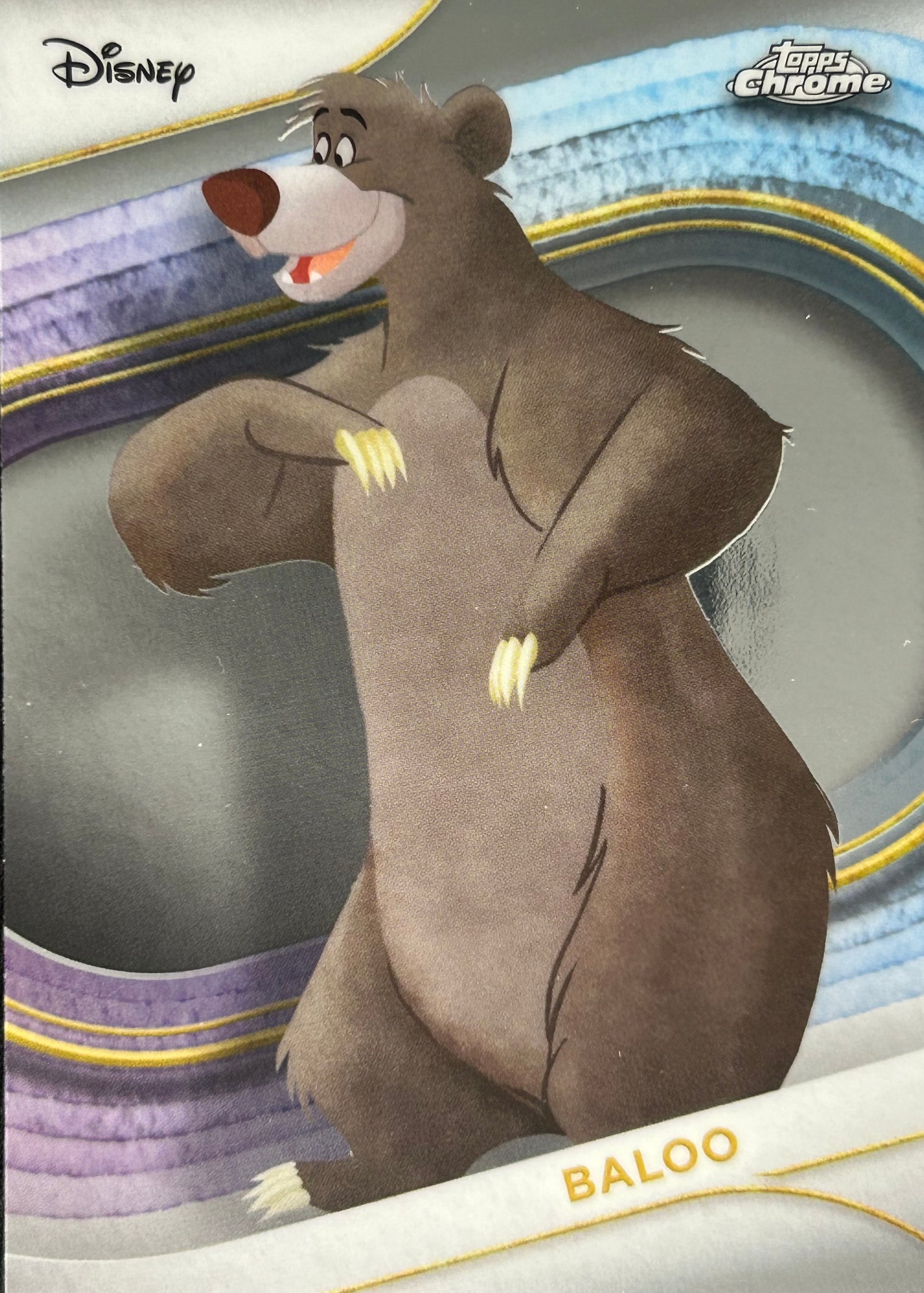 Baloo Topps Chrome Disney Trading Card