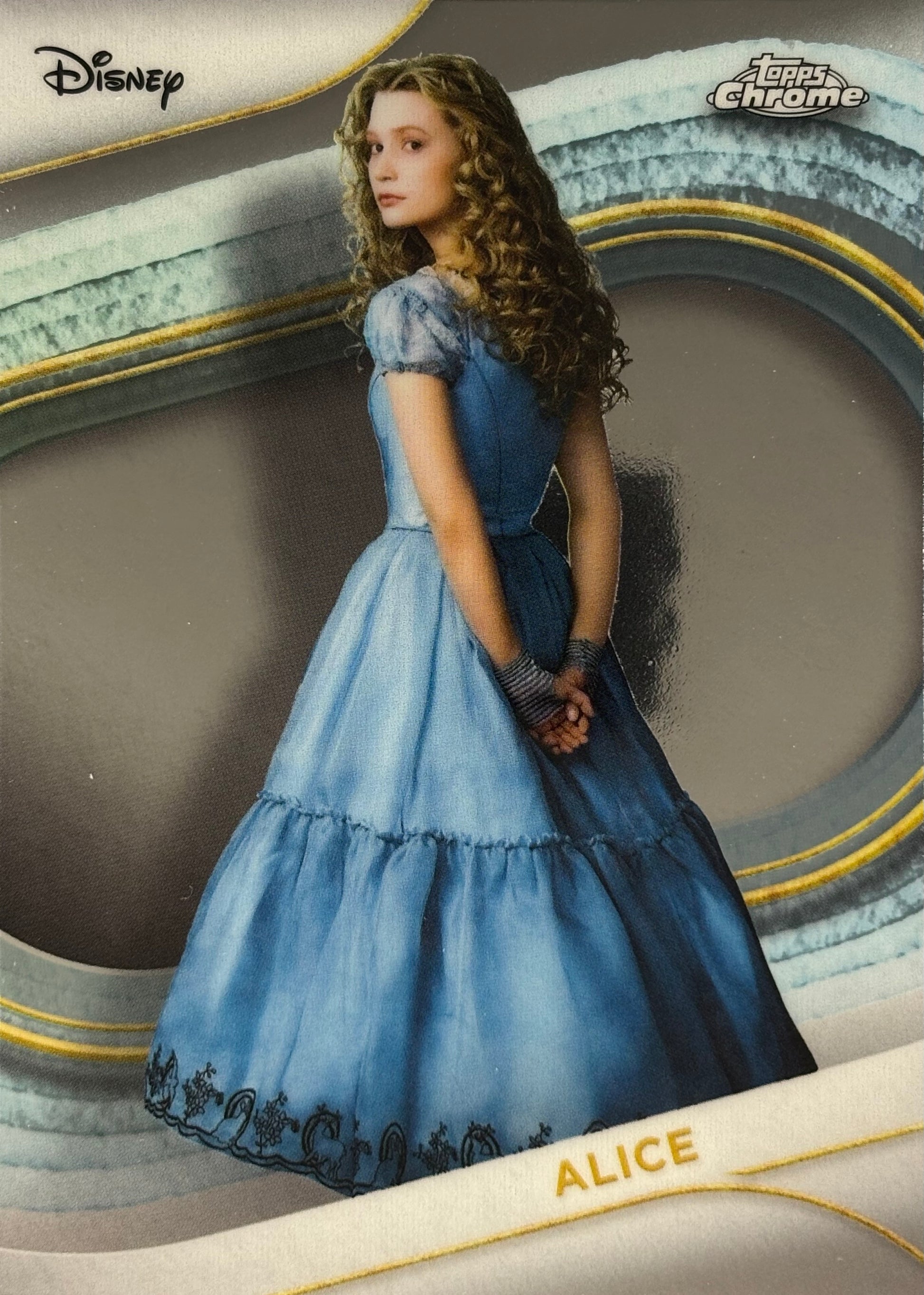 Alice Topps Chrome Disney Trading Card