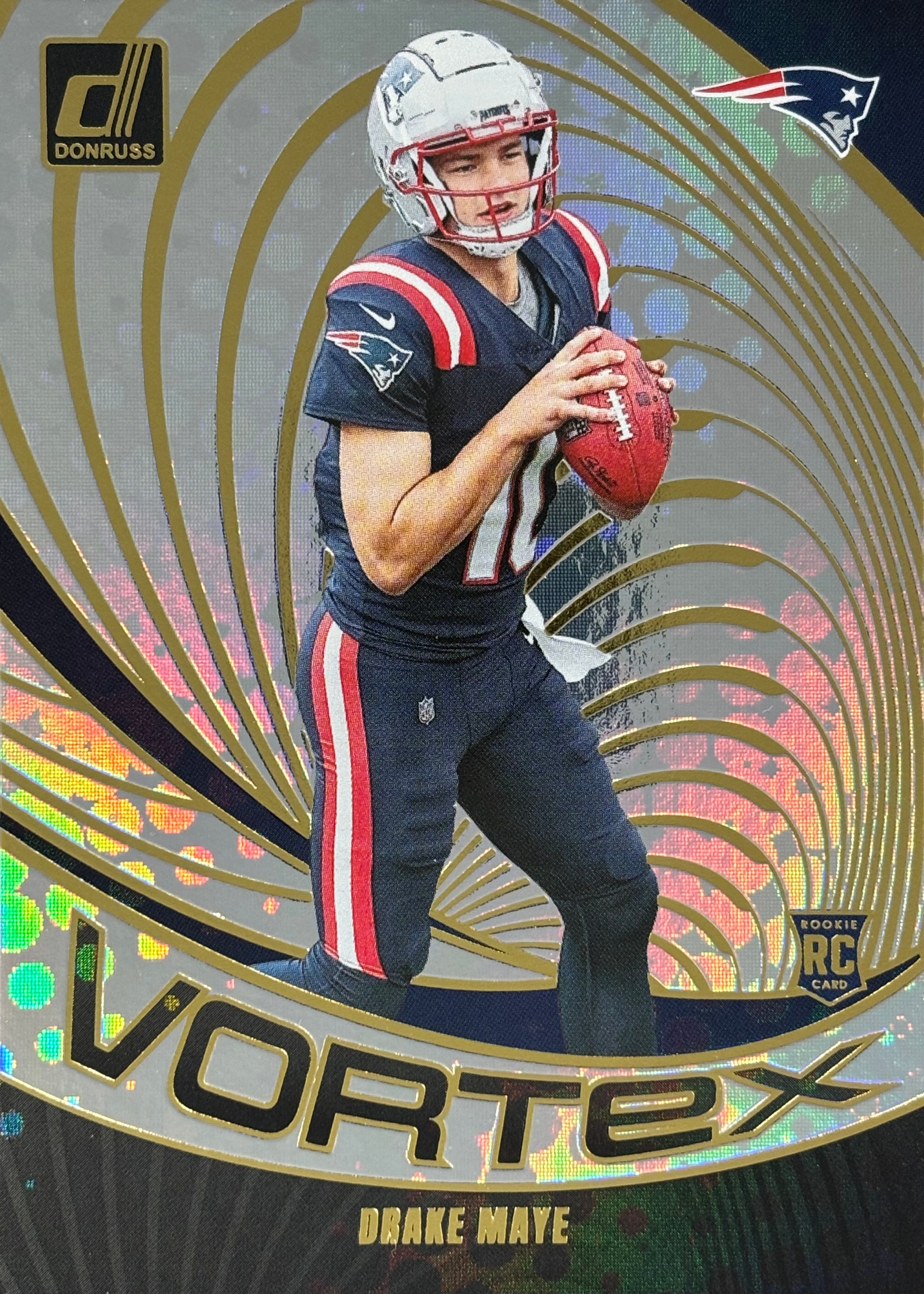 Drake Maye Vortex Rookie Patriots – Wayne Collection
