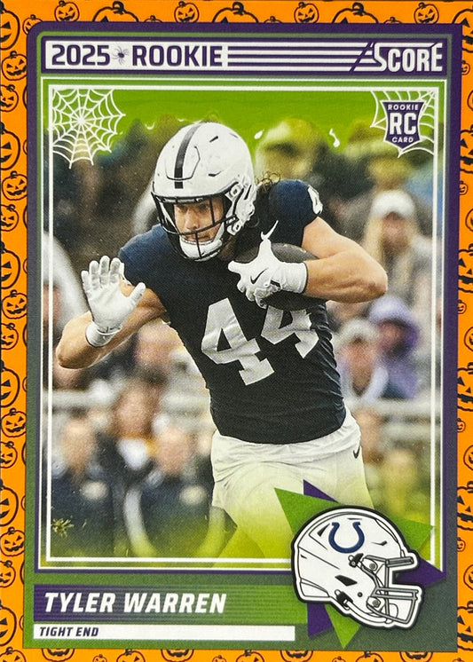 Tyler Warren Jr. Score-A-Treat Pumpkins Rookie Colts