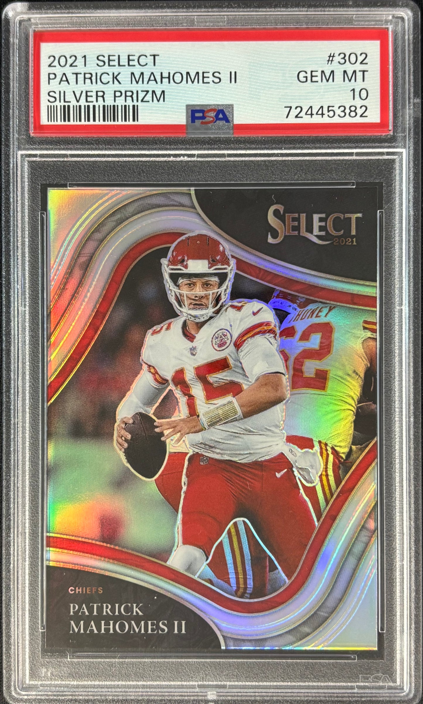 Patrick Mahomes 2021 Select Silver PSA 10 Field Level Chiefs