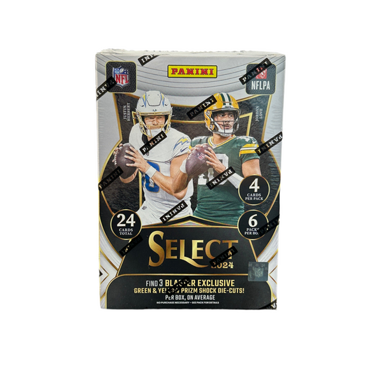 2024 Panini Select Football Blaster Box (Green & Yellow Shock)