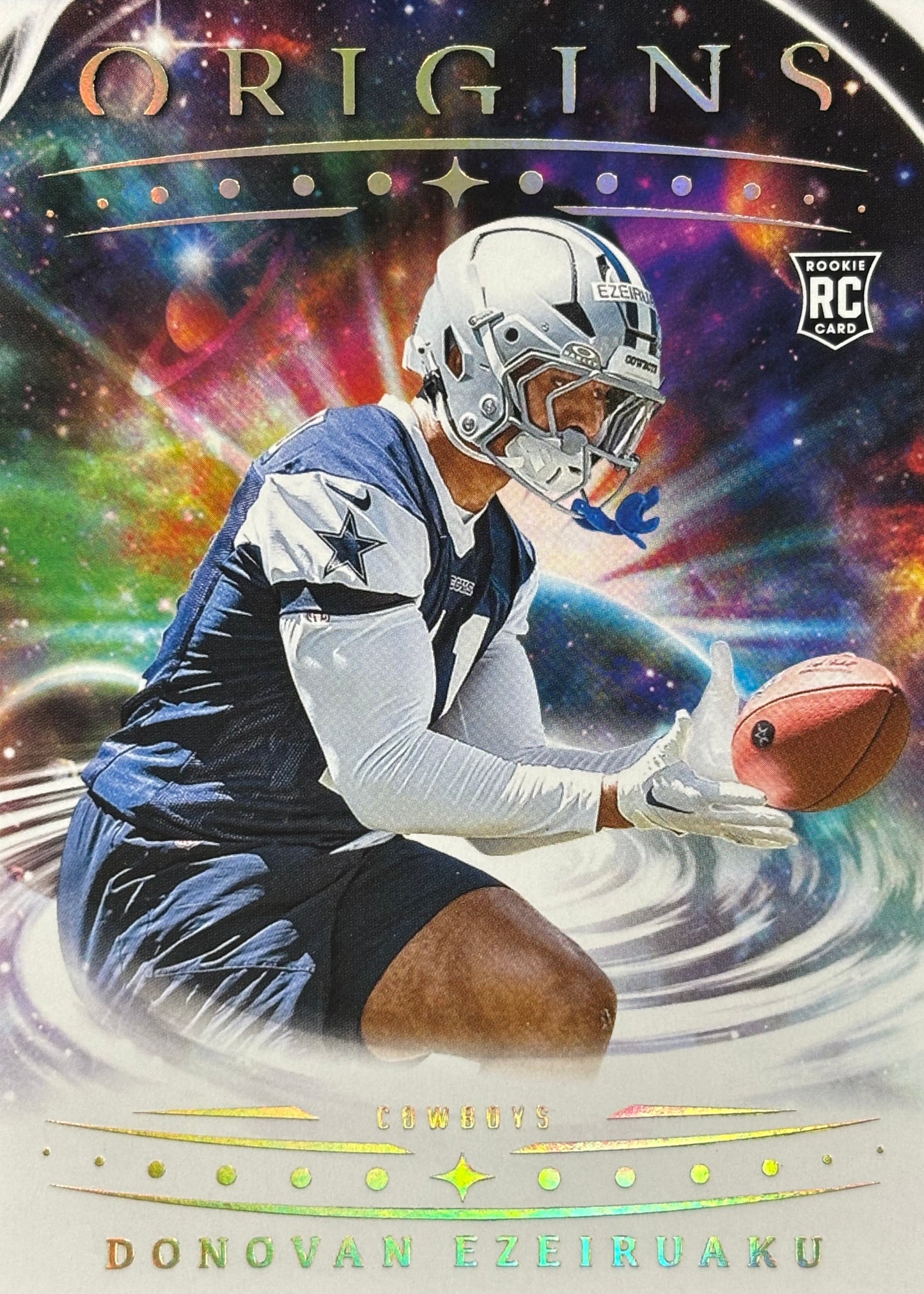 Donovan Ezeiruaku Origins Rookie Cowboys Sports Card