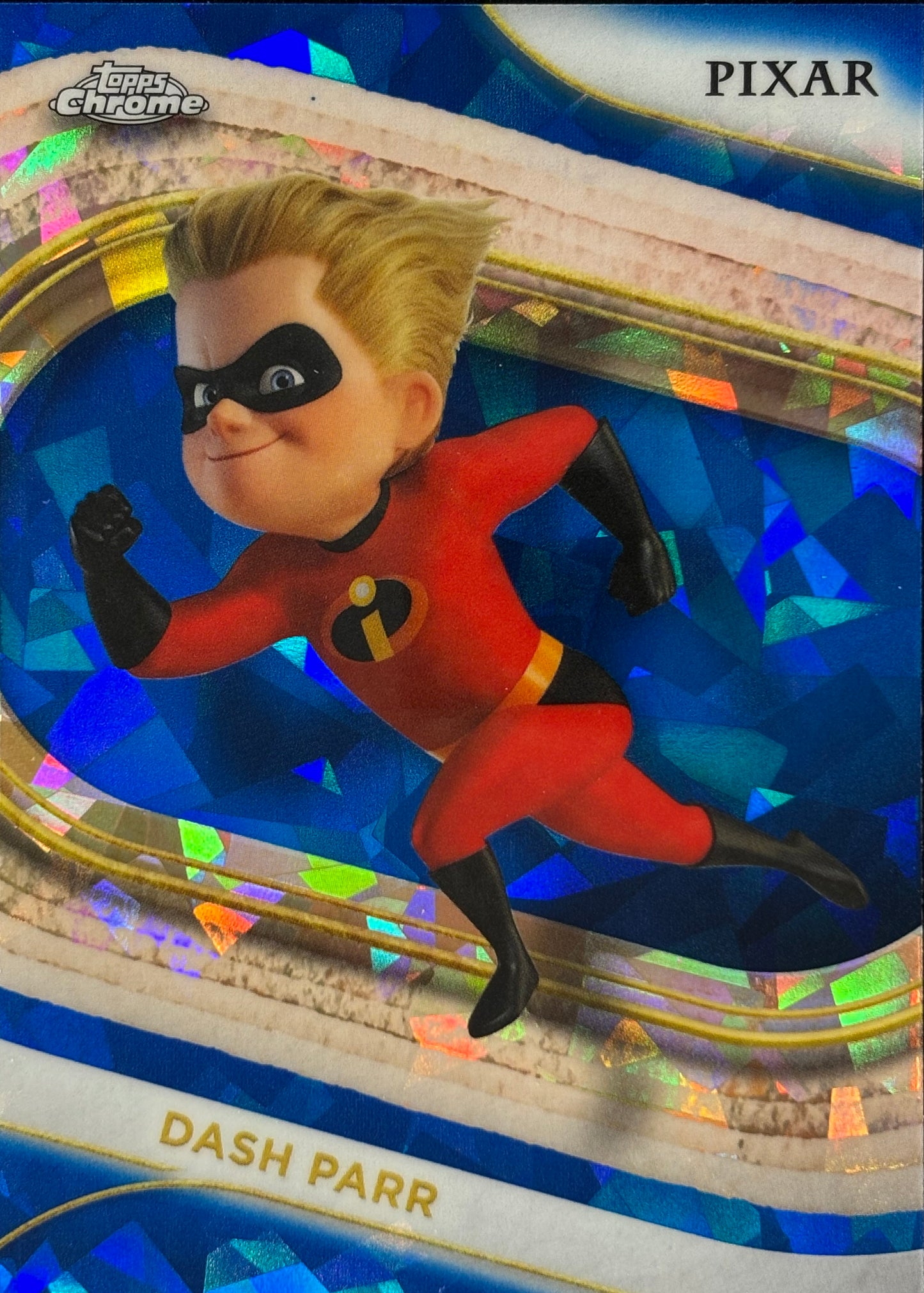Dash Parr Sapphire Topps Chrome Disney