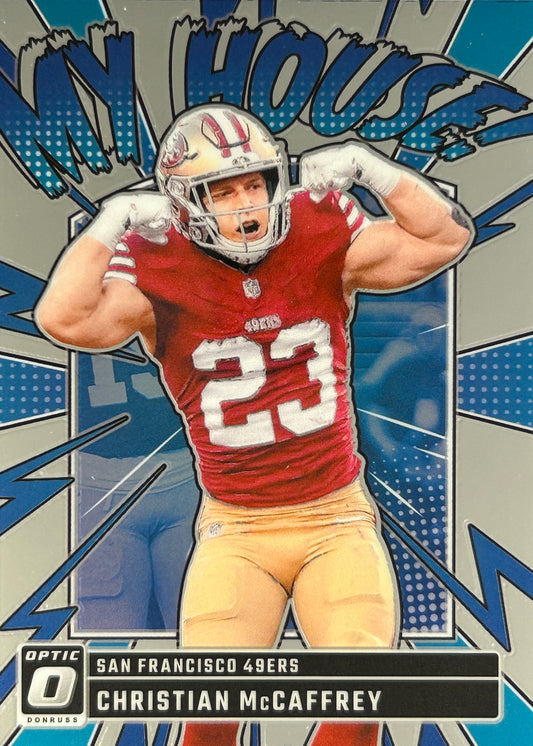 Christian McCaffrey Optic My House 49ers