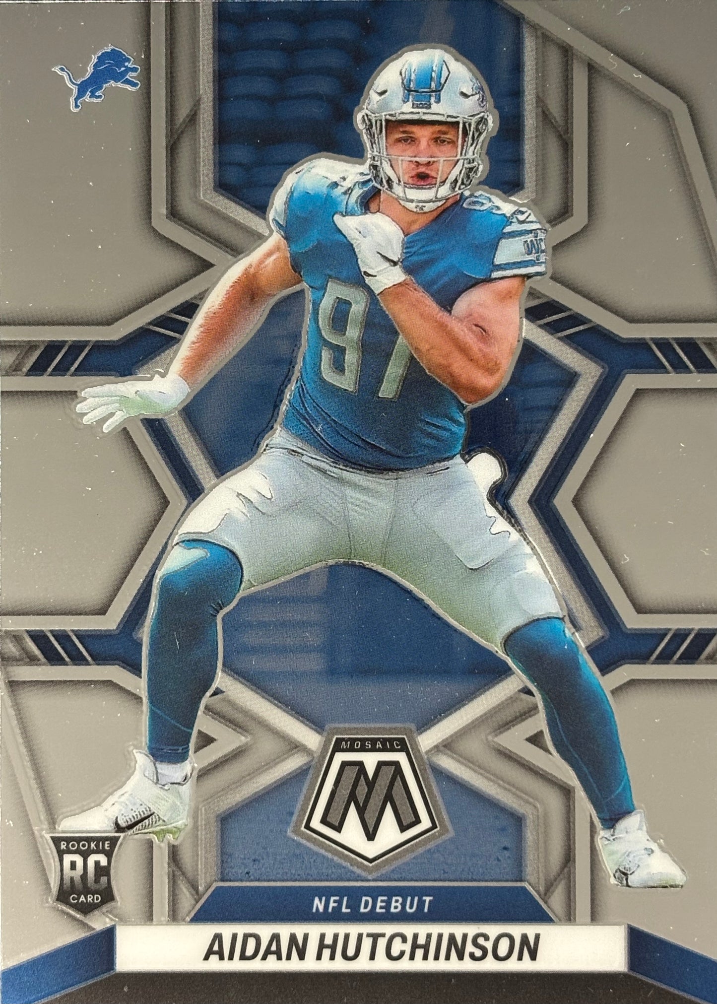 Aidan Hutchinson Mosaic NFL Debut Rookie Lions