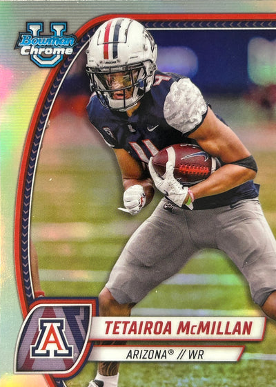Tetairoa McMillan Bowman U Chrome Refractor Panthers