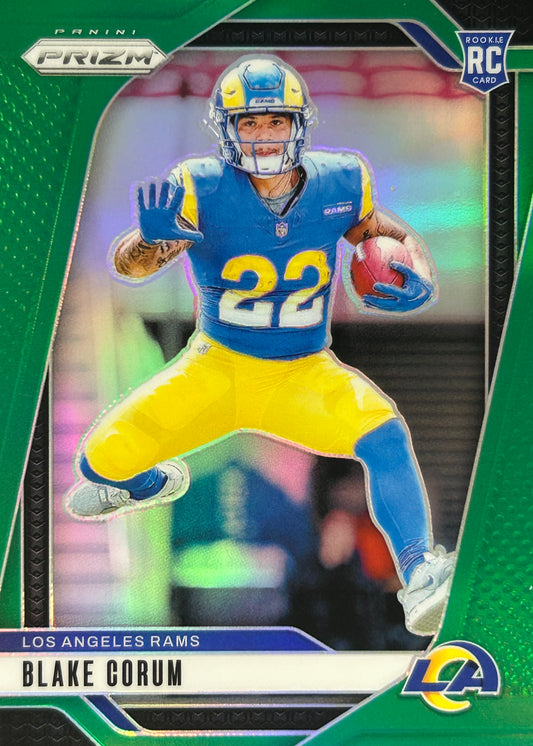 Blake Corum Prizm Green Rookie Rams