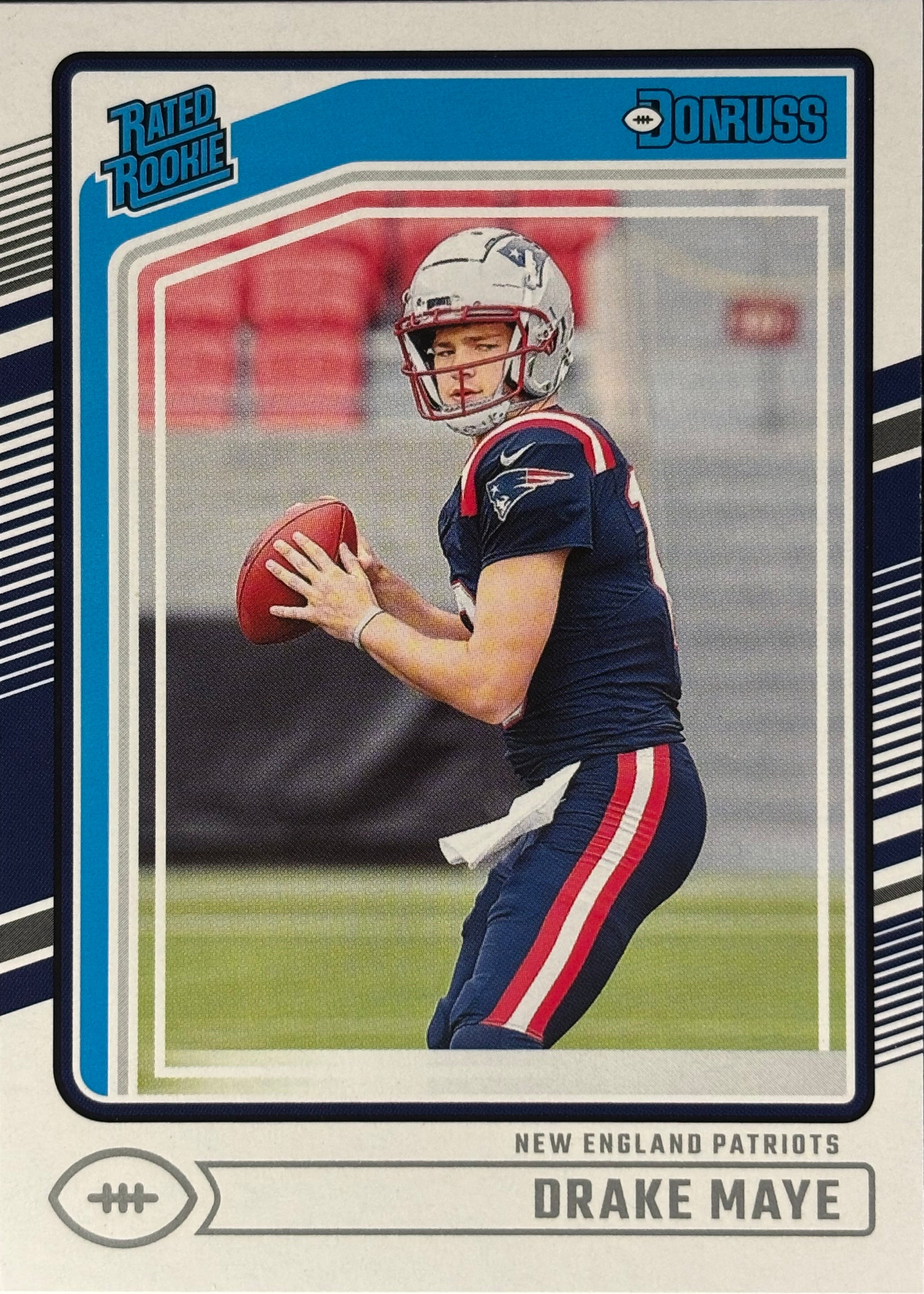 Drake Maye Donruss Rated Rookie Patriots Sports Card