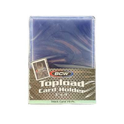 25 BCW 79pt. Toploader Card Holder - Toploaders
