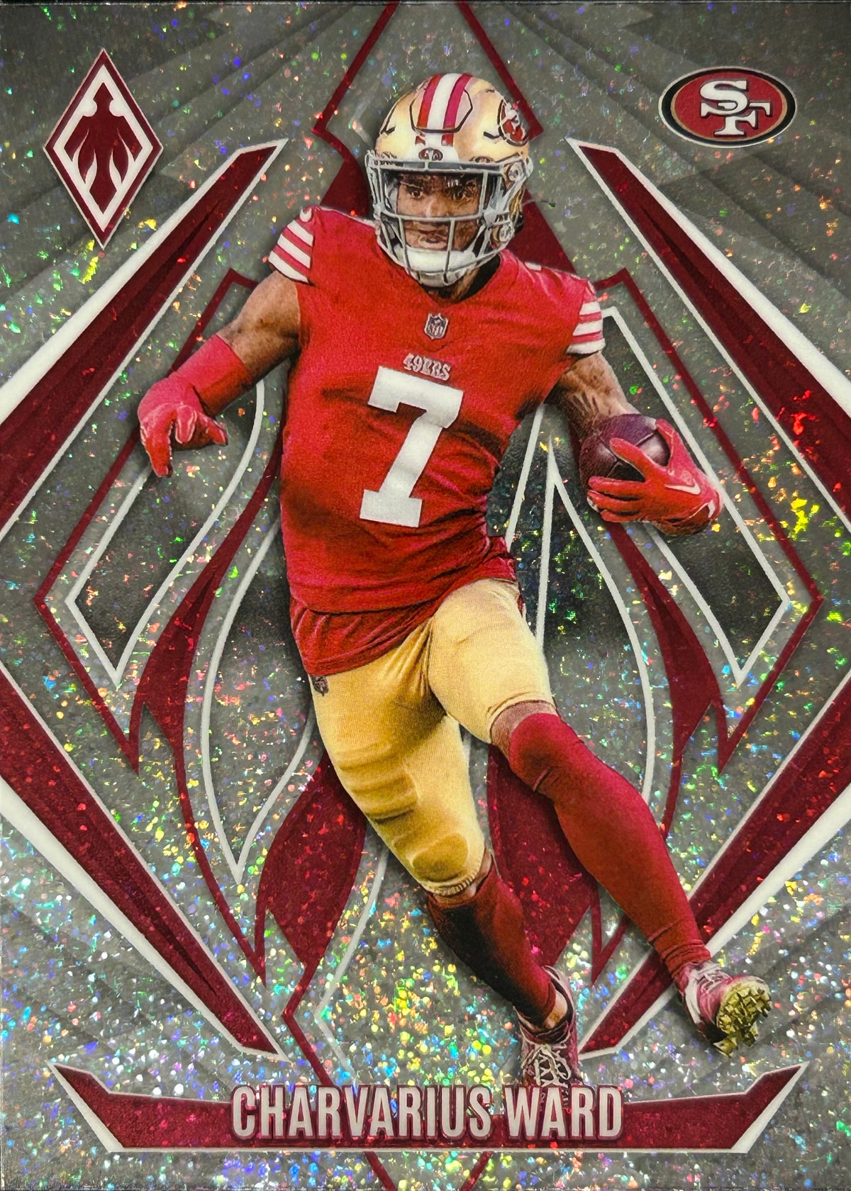Charvarius Ward Phoenix International Glitter 49ers Sports Card