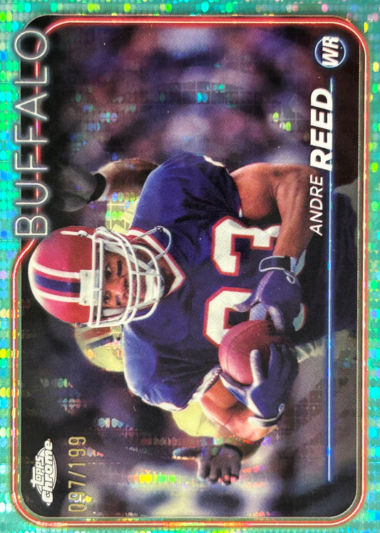 Andre Reed Topps Chrome Aqau Pulsar /199