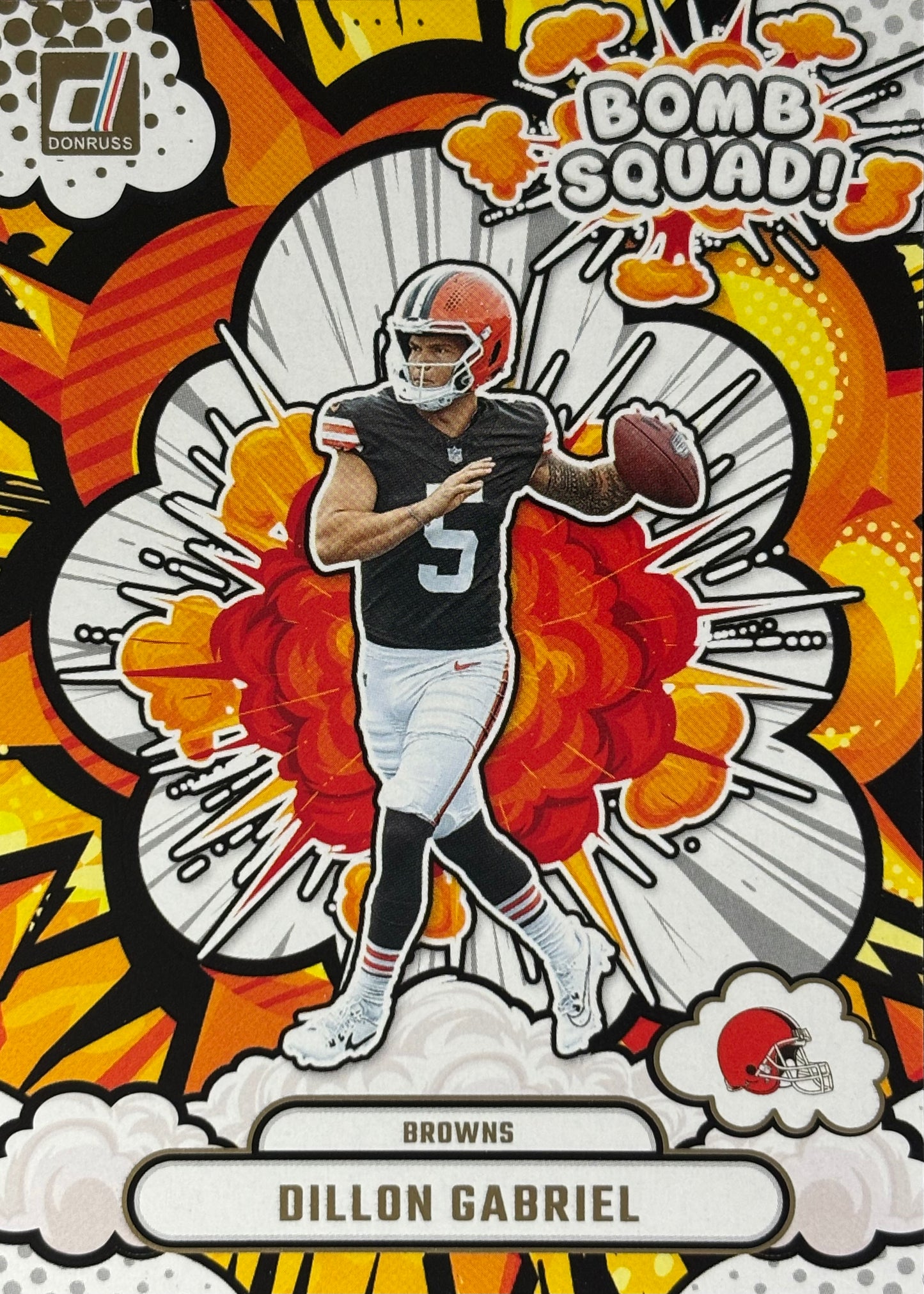 Dillon Gabriel Bomb Squad Rookie Browns Sports Card