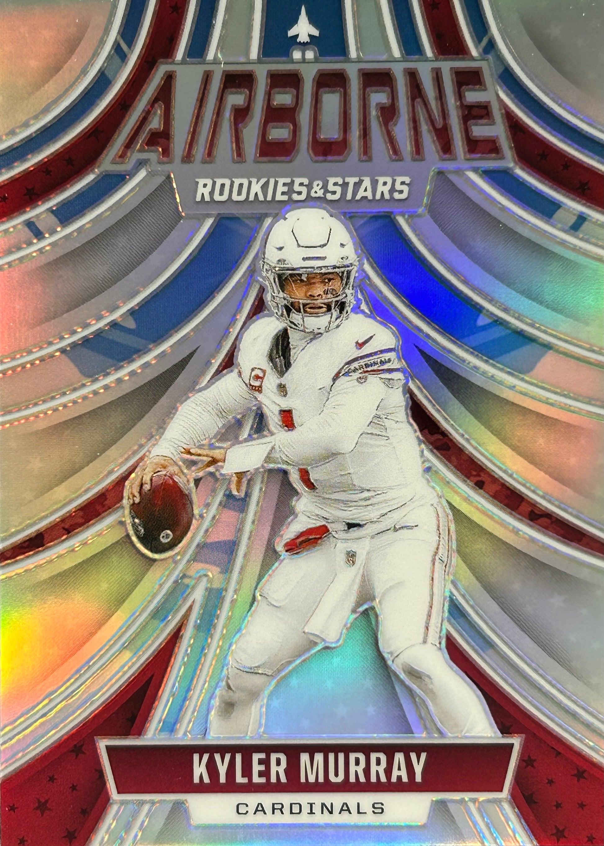 Kyler Murray Airborne Silver Cardinals Sports Card