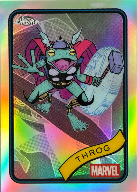 Throg Refractor Topps Chrome Marvel