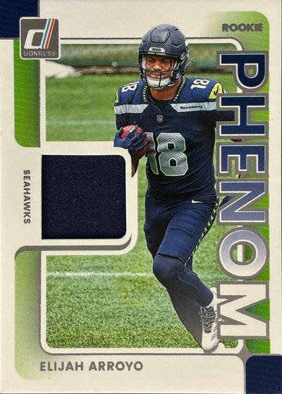 Elijah Arroyo Rookie Phenoms Patch Seahawks