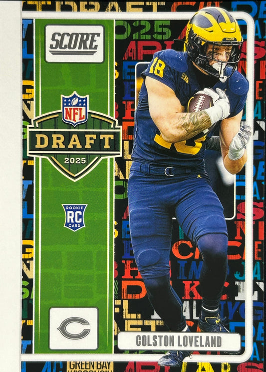 Colston Loveland Score Draft Rookie Bears