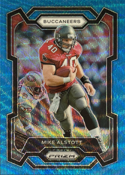 Mike Alstott Prizm Blue Wave /199 Buccaneers