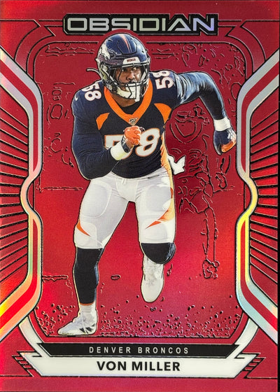 Von Miller Obsidian Red Flood /26 Broncos