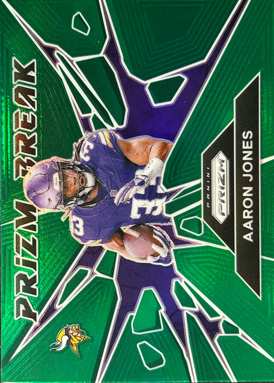 Aaron Jones Prizm Break Green Vikings