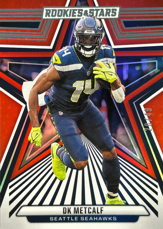 DK Metcalf R&S Red /49 Seahawks