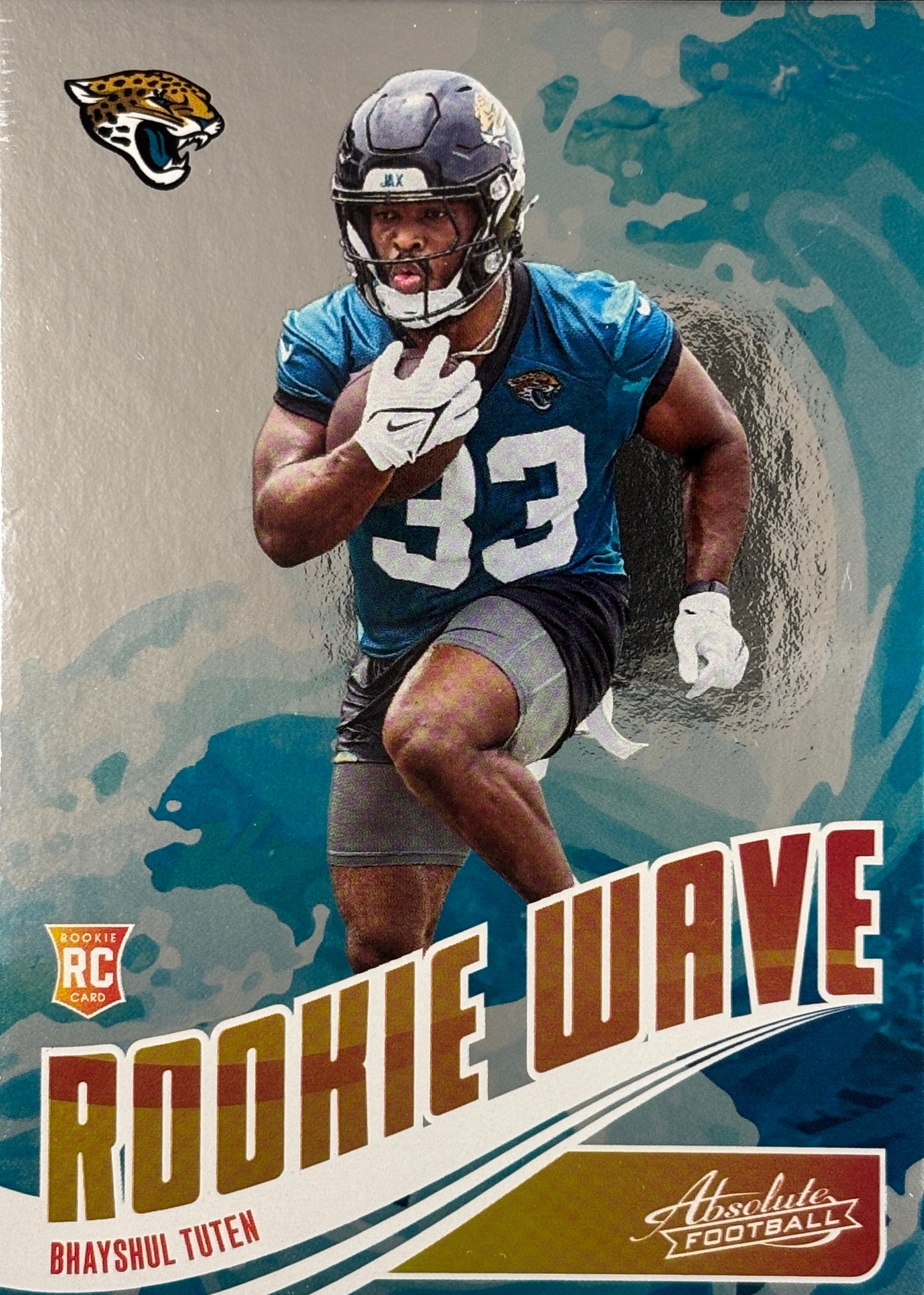 Bhayshul Tuten Rookie Wave Jaguars Sports Card