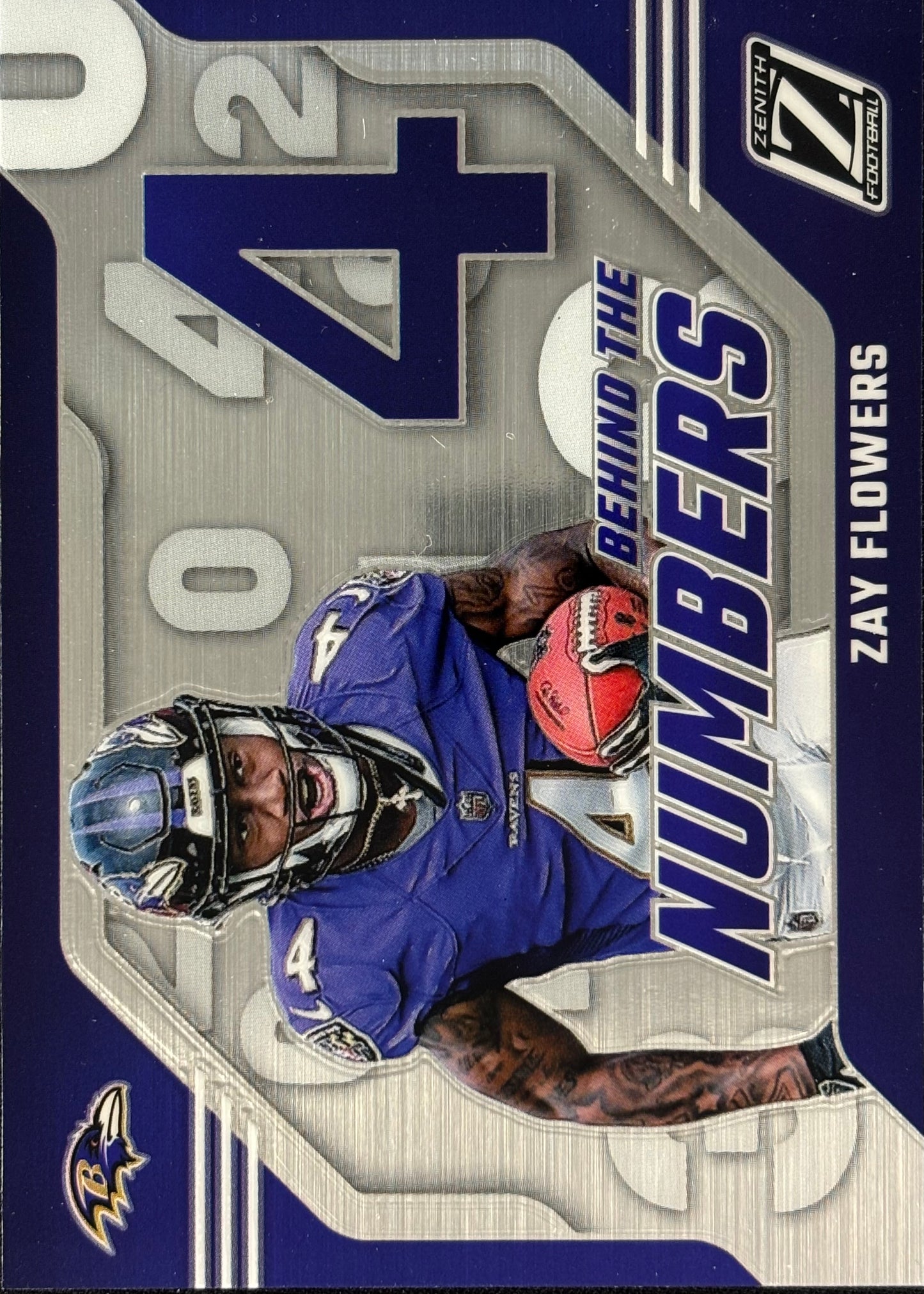 Zay Flowers Behind the Numbers Rookie Ravens