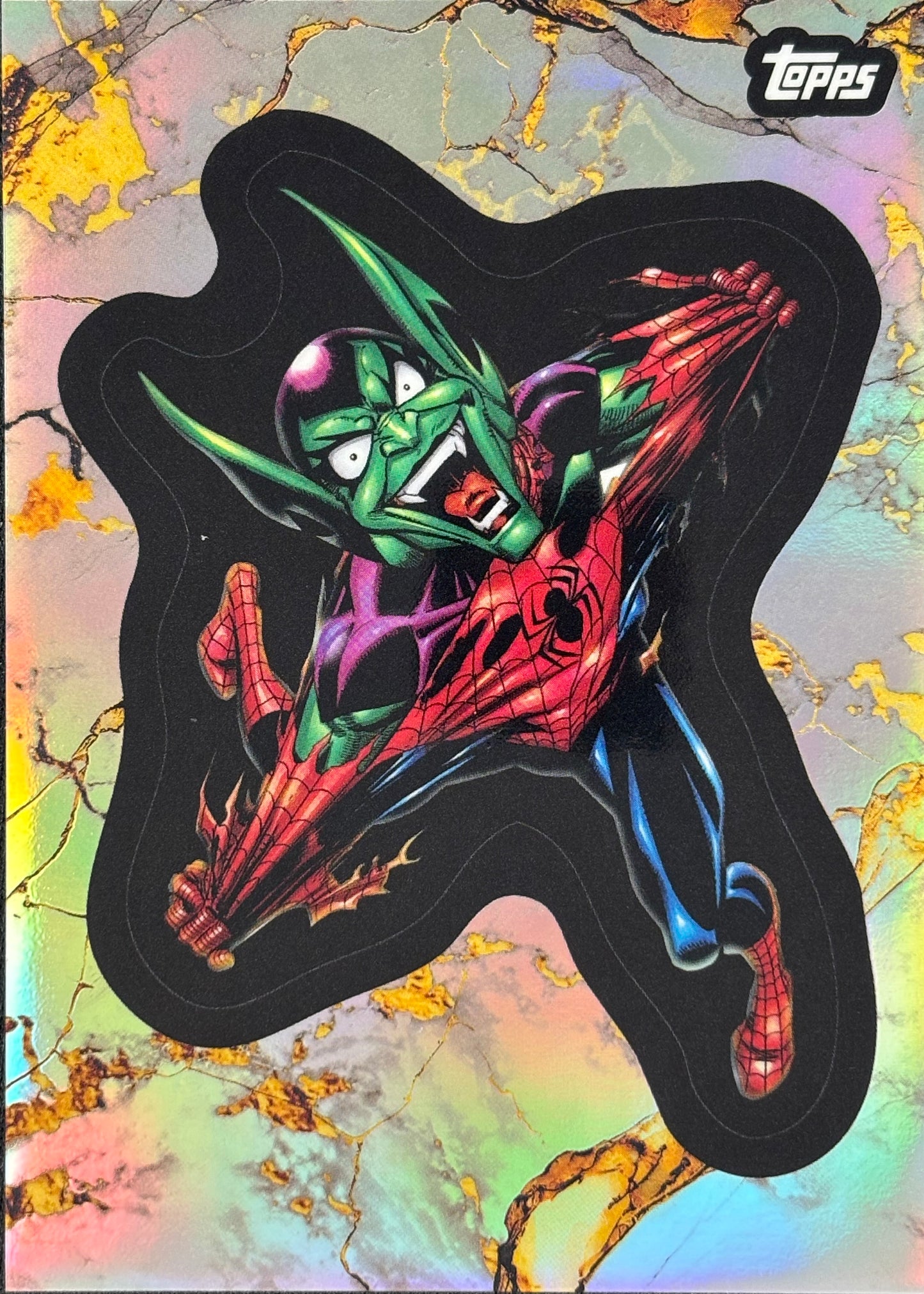 Green Goblin Comic Book Heroes Refractor Marvel