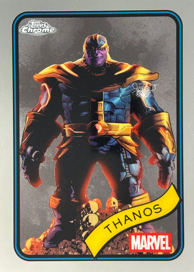 Thanos Topps Chrome Marvel