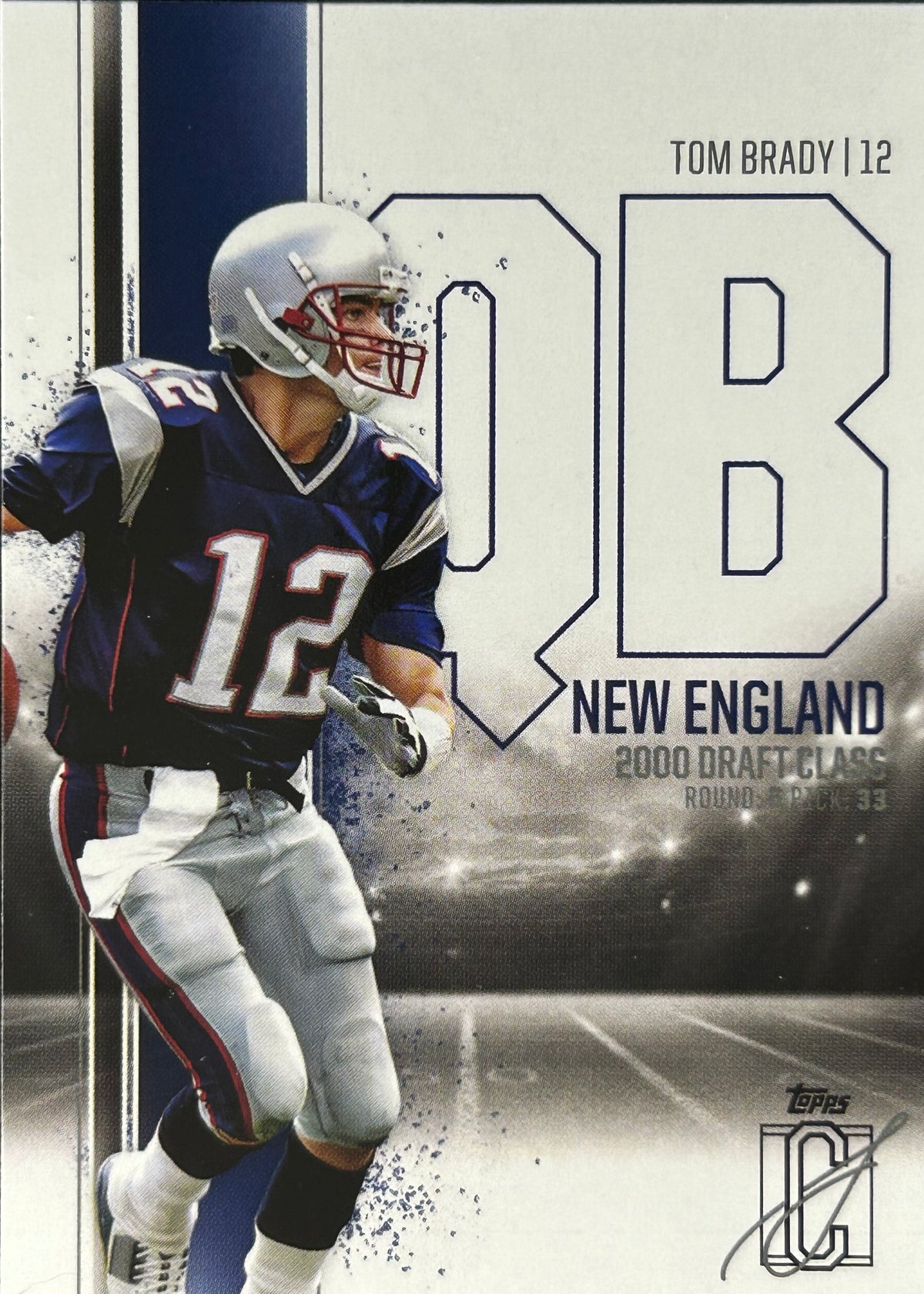 Tom Brady Signature Class Patriots Sports Card