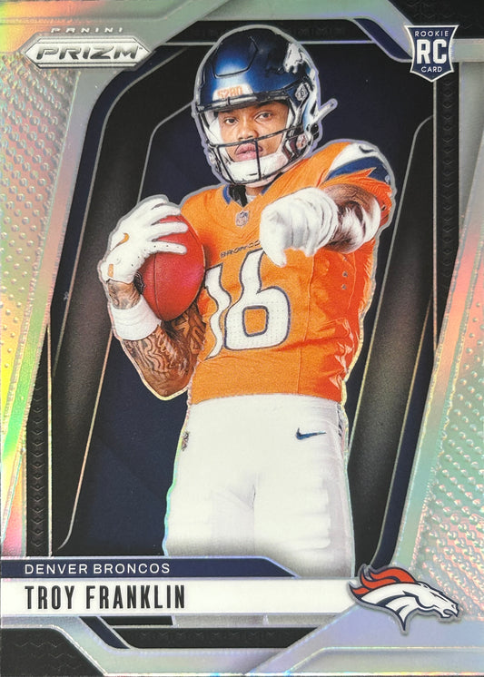 Troy Franklin Prizm Variation Rookie Broncos