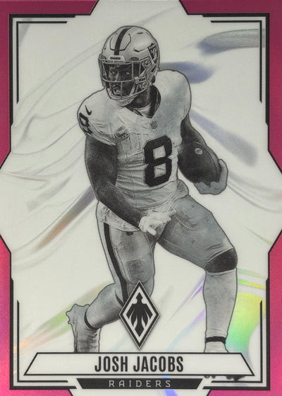 Josh Jacobs Phoenix Contours Pink /175 Raiders Packers