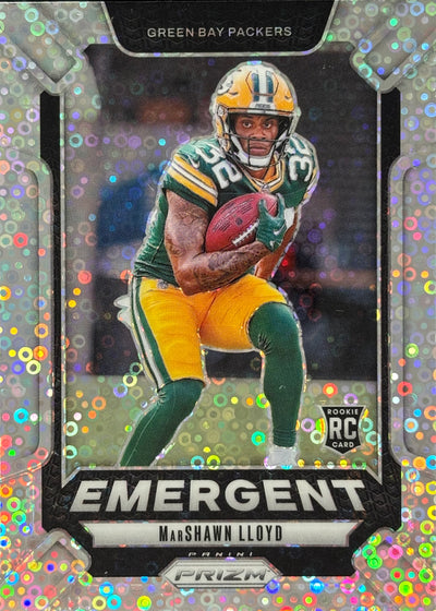 Marshawn Lloyd Prizm Emergent No Huddle Rookie Packers