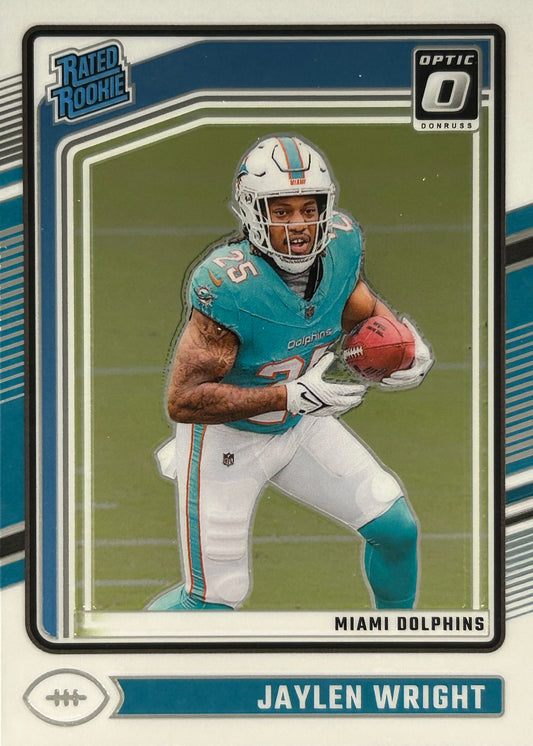 Jaylen Wright Optic Rated Rookie Dolphins