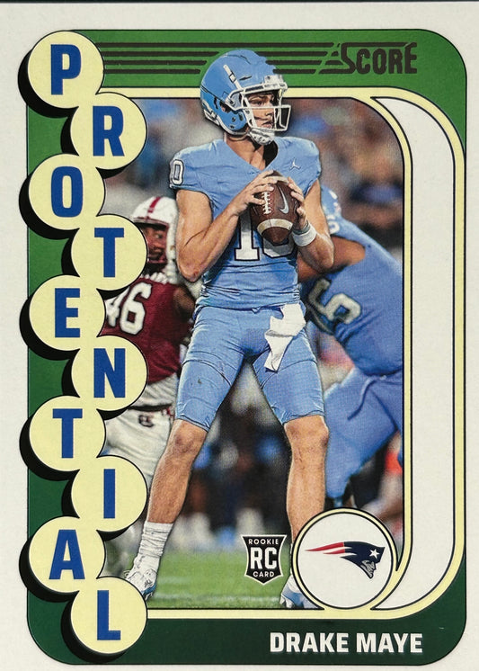 Drake Maye Score Protential Rookie Patriots