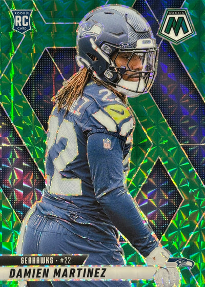 Damien Martinez Mosaic Green Rookie Seahawks