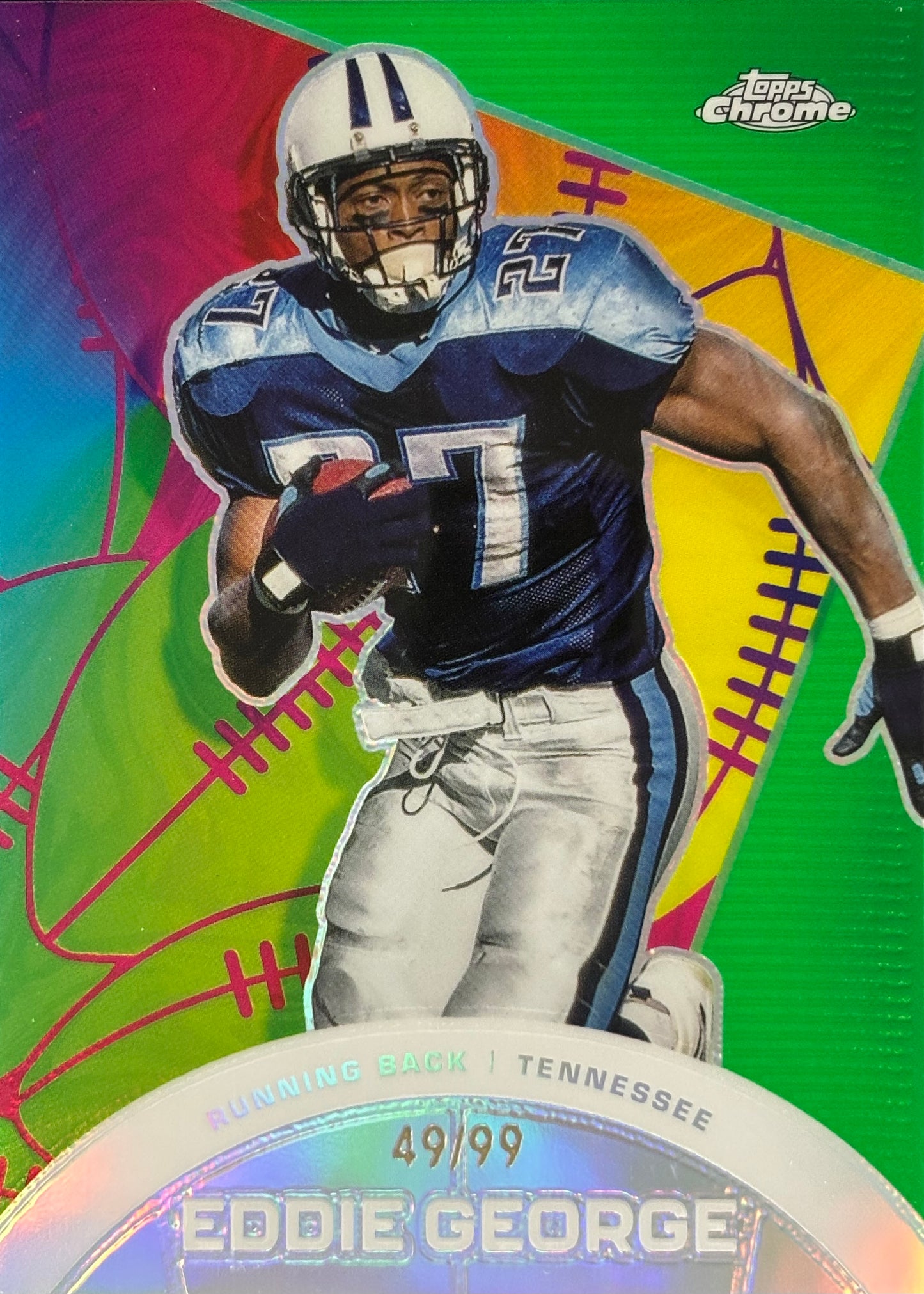 Eddie George All-Etch Green /99 Titans